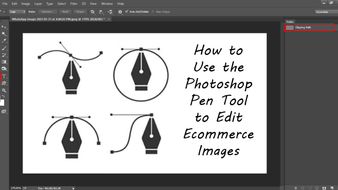 How to Use photoshop pen tool