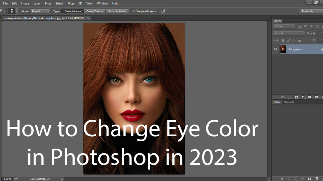 How to Change Eye Color in Photoshop in 2023